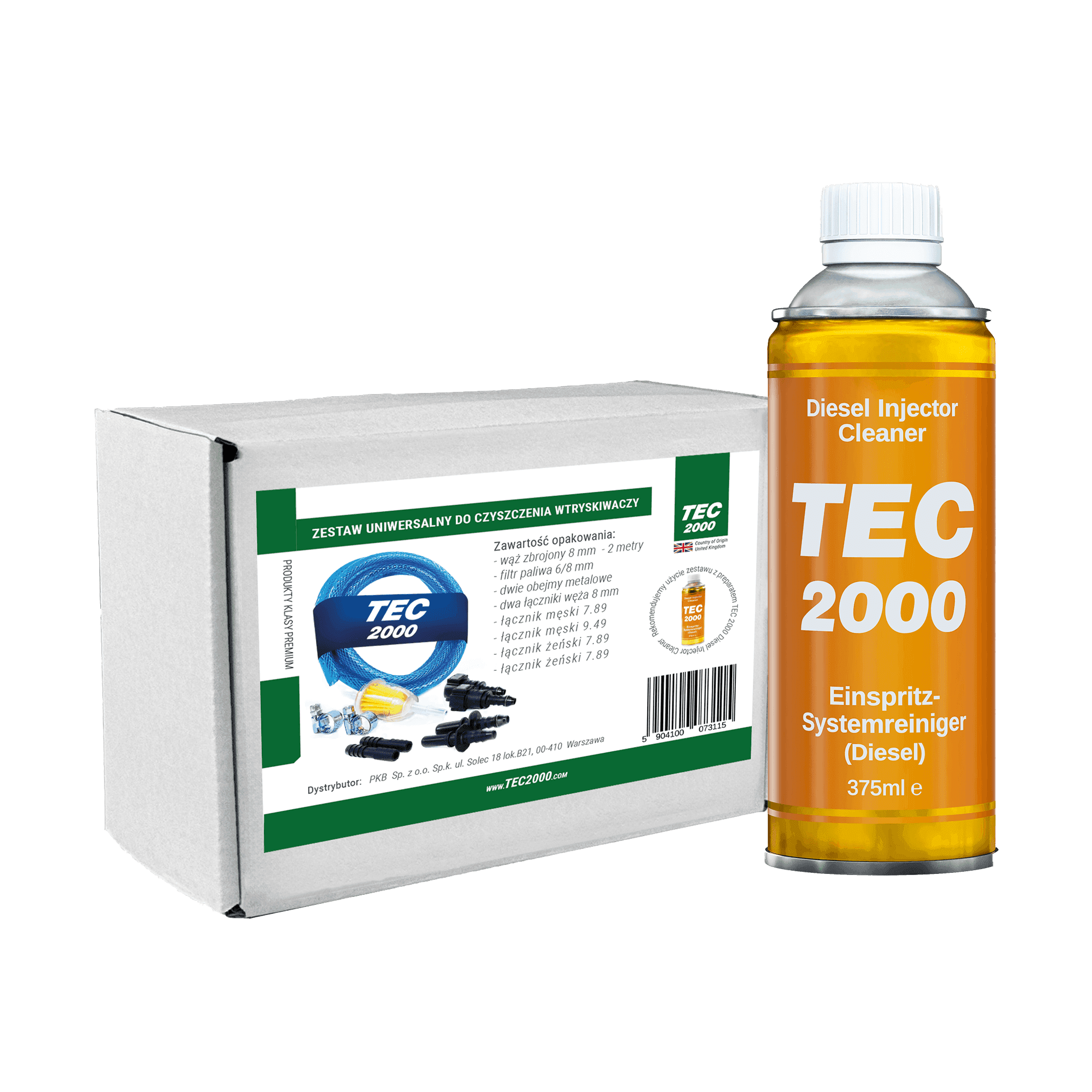 Zestaw uniwersalny + TEC 2000 Diesel Injector Cleaner